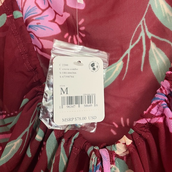 FREE PEOPLE - Of Paradise Top in Cocoa Combo - Picture 4 of 7